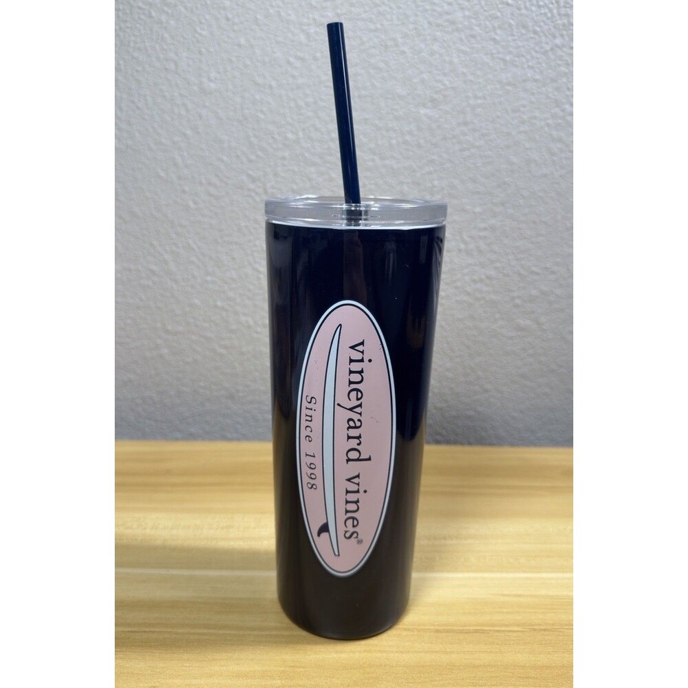 Vineyard Vines X Target Logo Lidded Cup Tumbler Navy/Pink 22.5oz LIMITED EDITION
